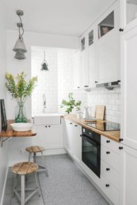 ideias cozinha apartamento pequeno