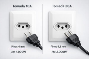 tomadas 10A e 20A